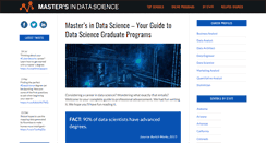 Desktop Screenshot of mastersindatascience.org